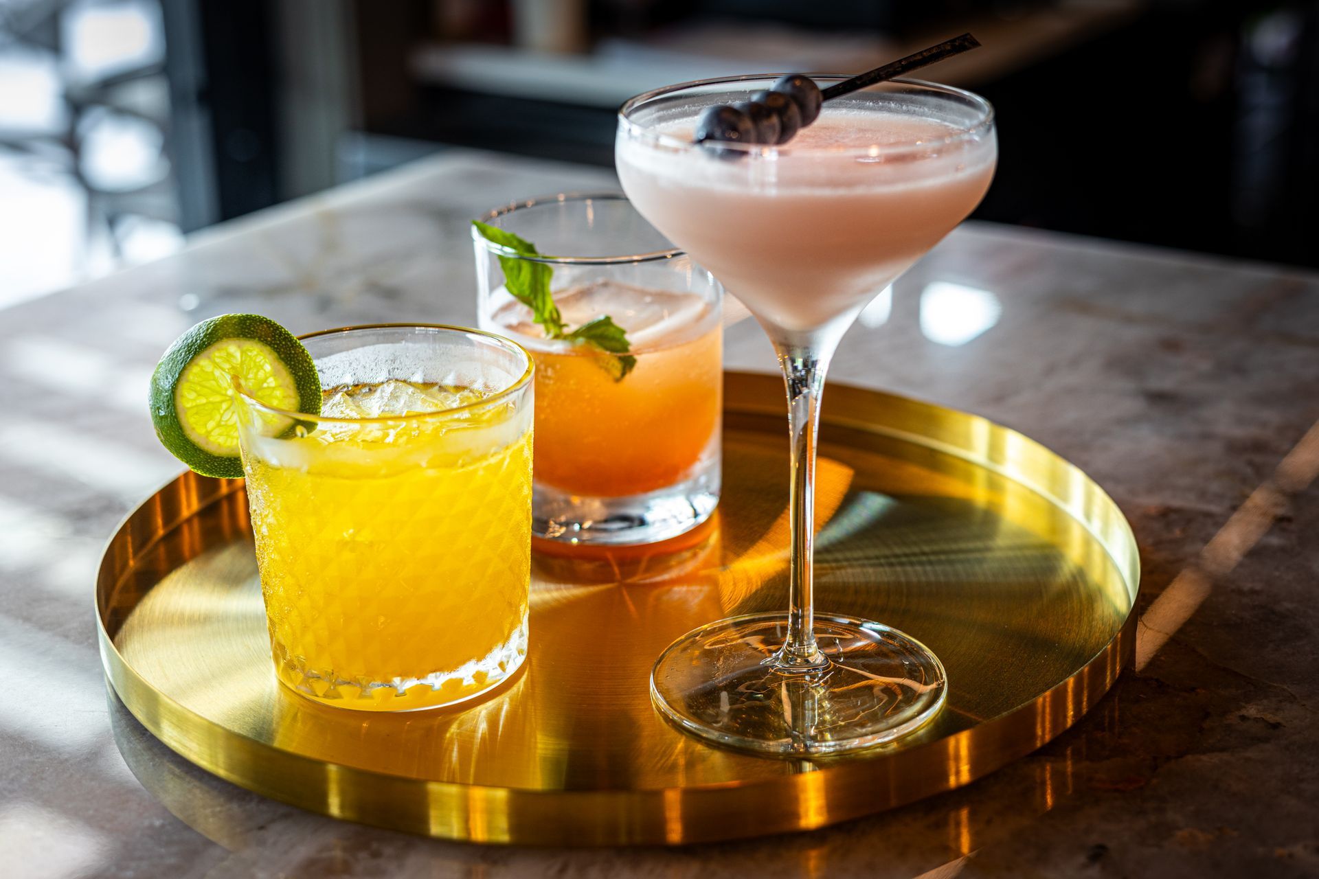 Cocktails at the Dua bar